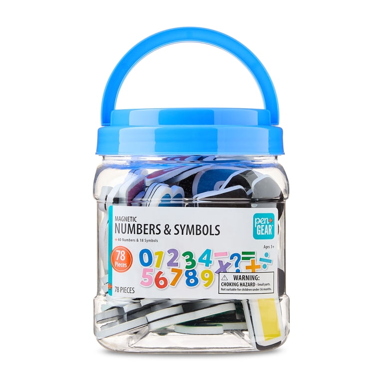 MEGA Magnetic Number Set - 78 Pieces - Craft, Create - Walmart.com
