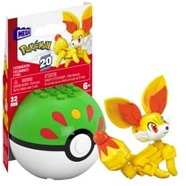 MEGA Pokémon Fennekin Building Toy Kit, Poseable Action Figure (32 Pieces) for Kids