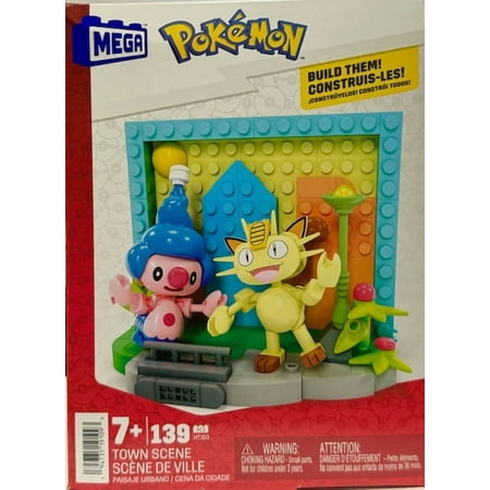 MEGA Pokémon Town Scene Building Toy Kits (139 Pieces)