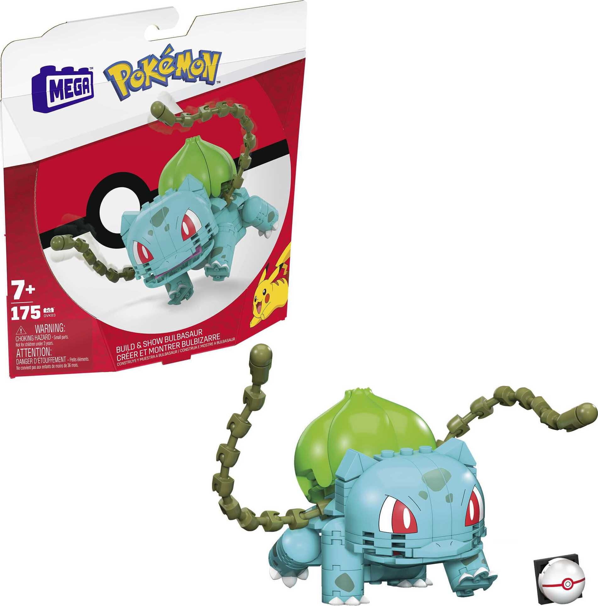 Mega Pokemon Jumbo Bulbasaur Building Toy Kit, With 1 Action Figure -  789pcs : Target