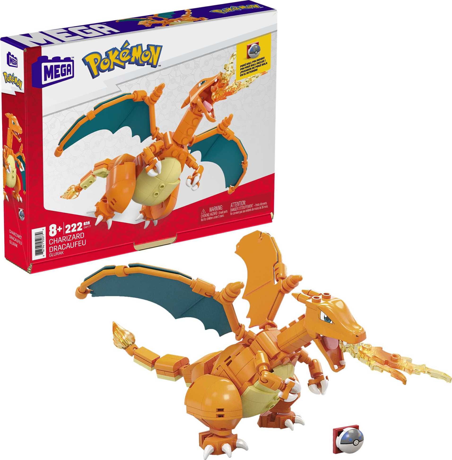 MEGA Pokemon Dragonite Figure with Motion Building Set (388 pc)