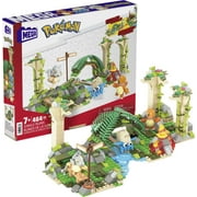 MEGA Pokemon Building Toy Kit, Jungle Ruins with 3 Action Figures 464 Pieces for Kids