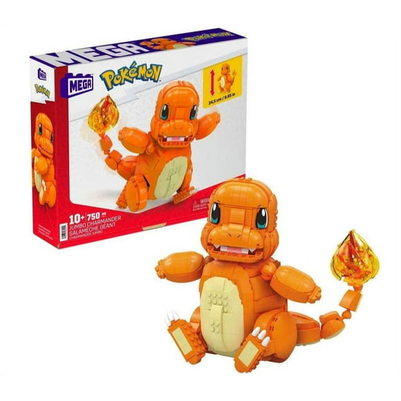 MEGA Pokemon Jumbo Charmander Building Set - 730pcs