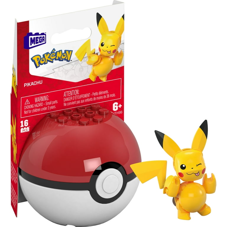 MEGA Pokemon Pikachu Building Toy Kit 16 Pieces for Kids