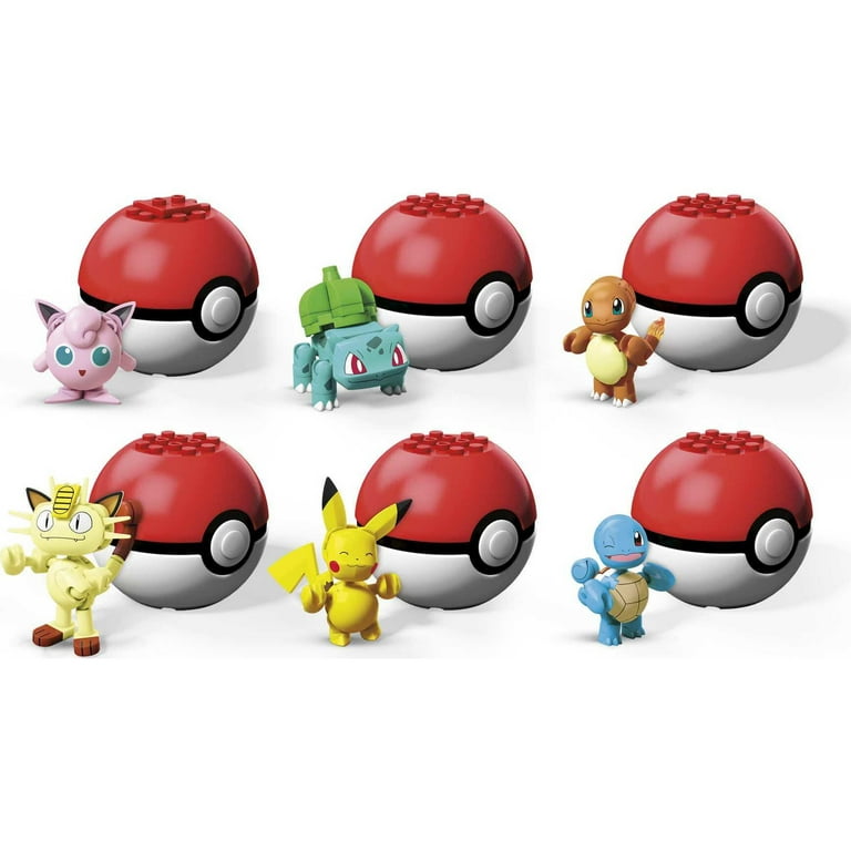 MEGA Pokemon Poke Ball Building Toy Kits with Action Figure (1