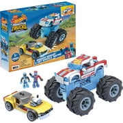 MEGA Rodger Doger & Hot Wheels Racing Building Toy Cars with 2 Figures (251 Pieces)