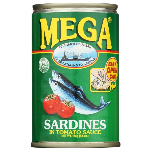 MEGA Sardines in Tomato Sauce, 5.5 Oz