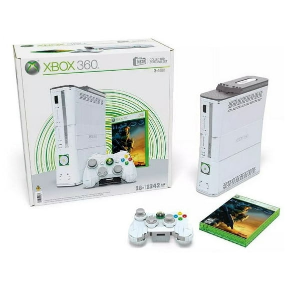 MEGA Showcase Microsoft Xbox 360 Collector Building Set - 1342pcs