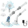 thumbnail image 1 of MEGACHIC Electric Spin Scrubber, Cordless Adjustable Angle 90/120/180 with 3 Cleaning Brush Heads, 1 of 10