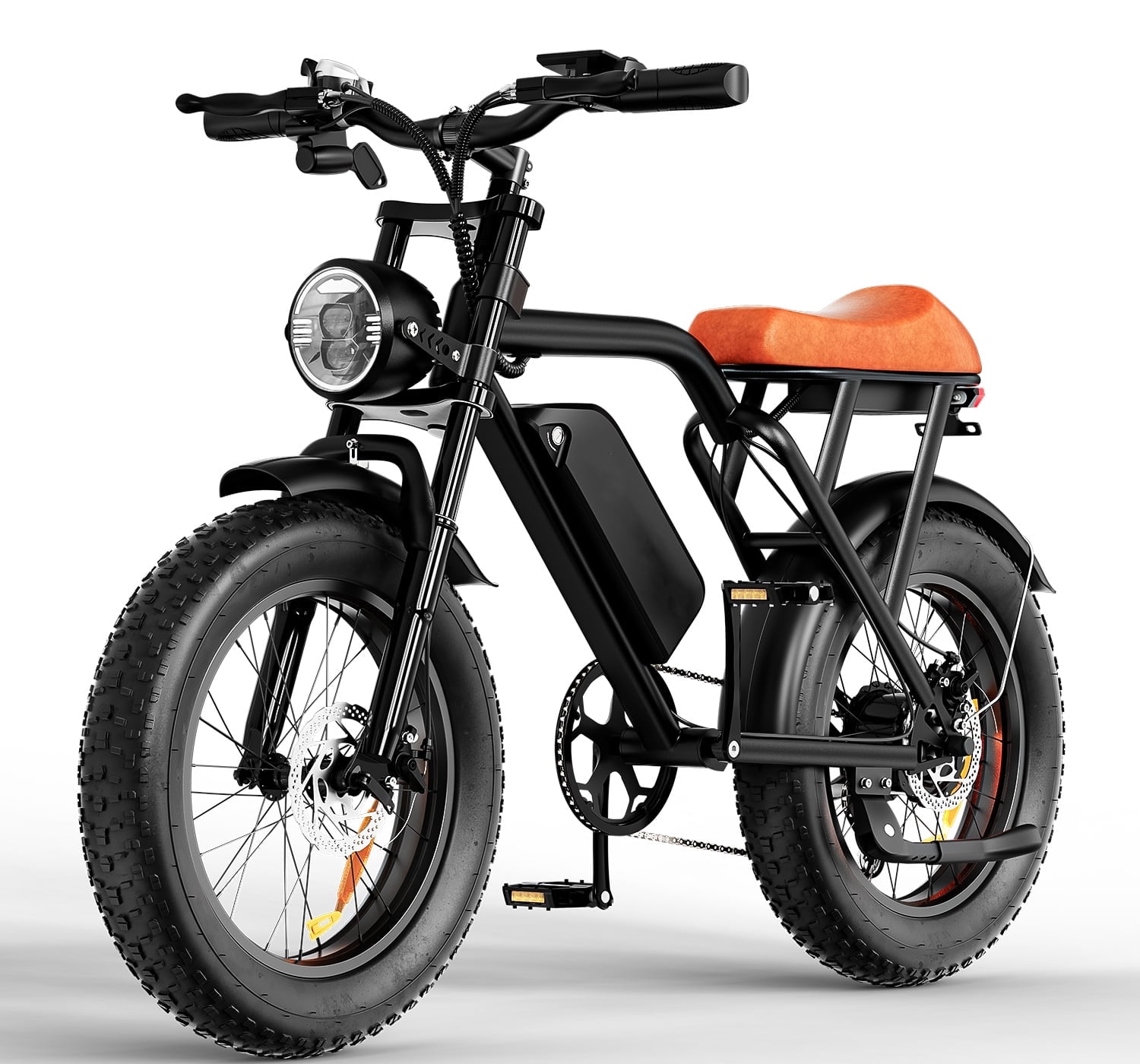 Ebikes for Adults, 1500W Motor, 33MPH & 40/75 Miles, 48V 15.6Ah Removable Battery, 7-Speed & 3 Modes, 20'' All-Terrain Fat Tires for Snow Off-Road Commuter Mountain E-Bike