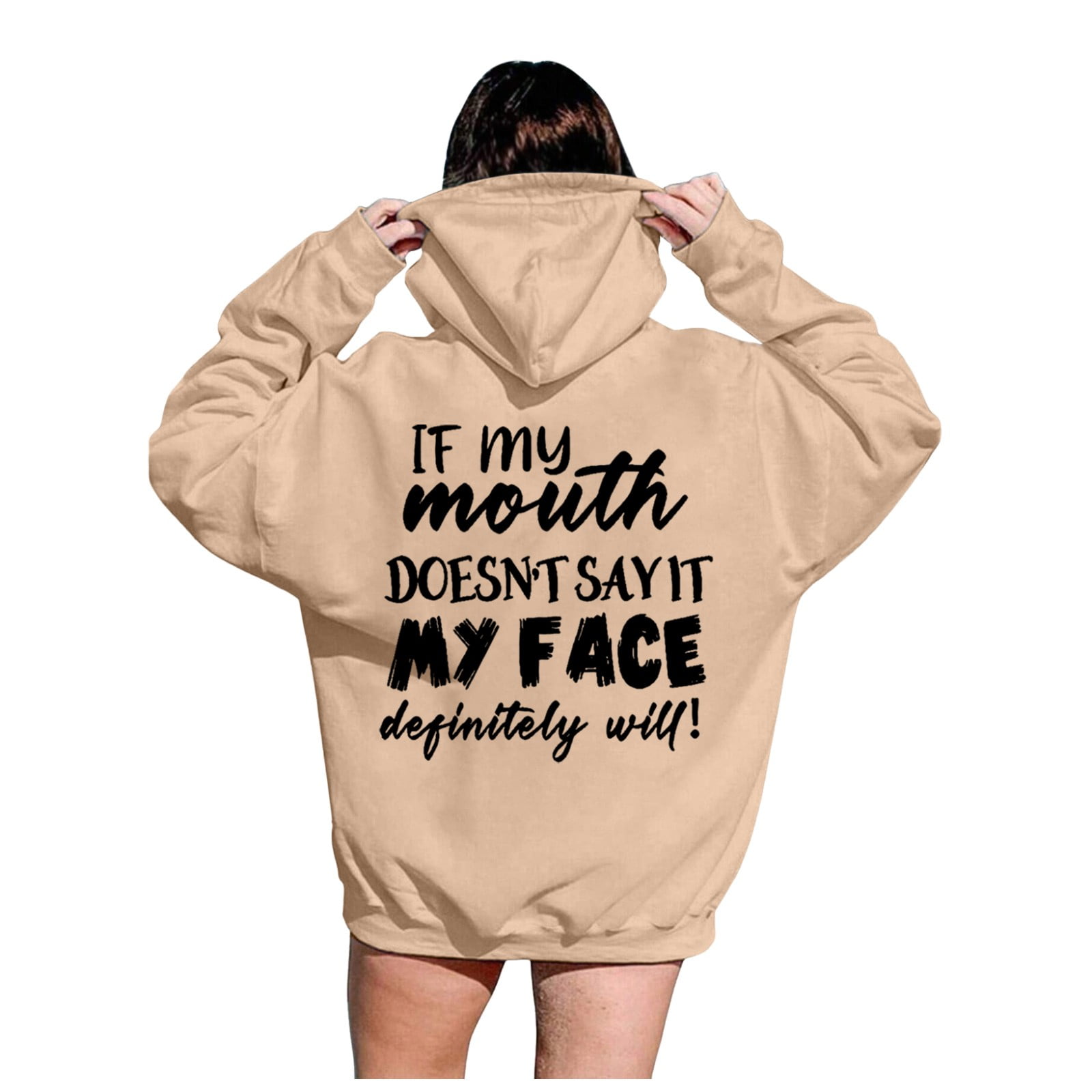 ChuChuDonRen Womens Long Sleeve Winter Sweatshirt Hoodie Polyester