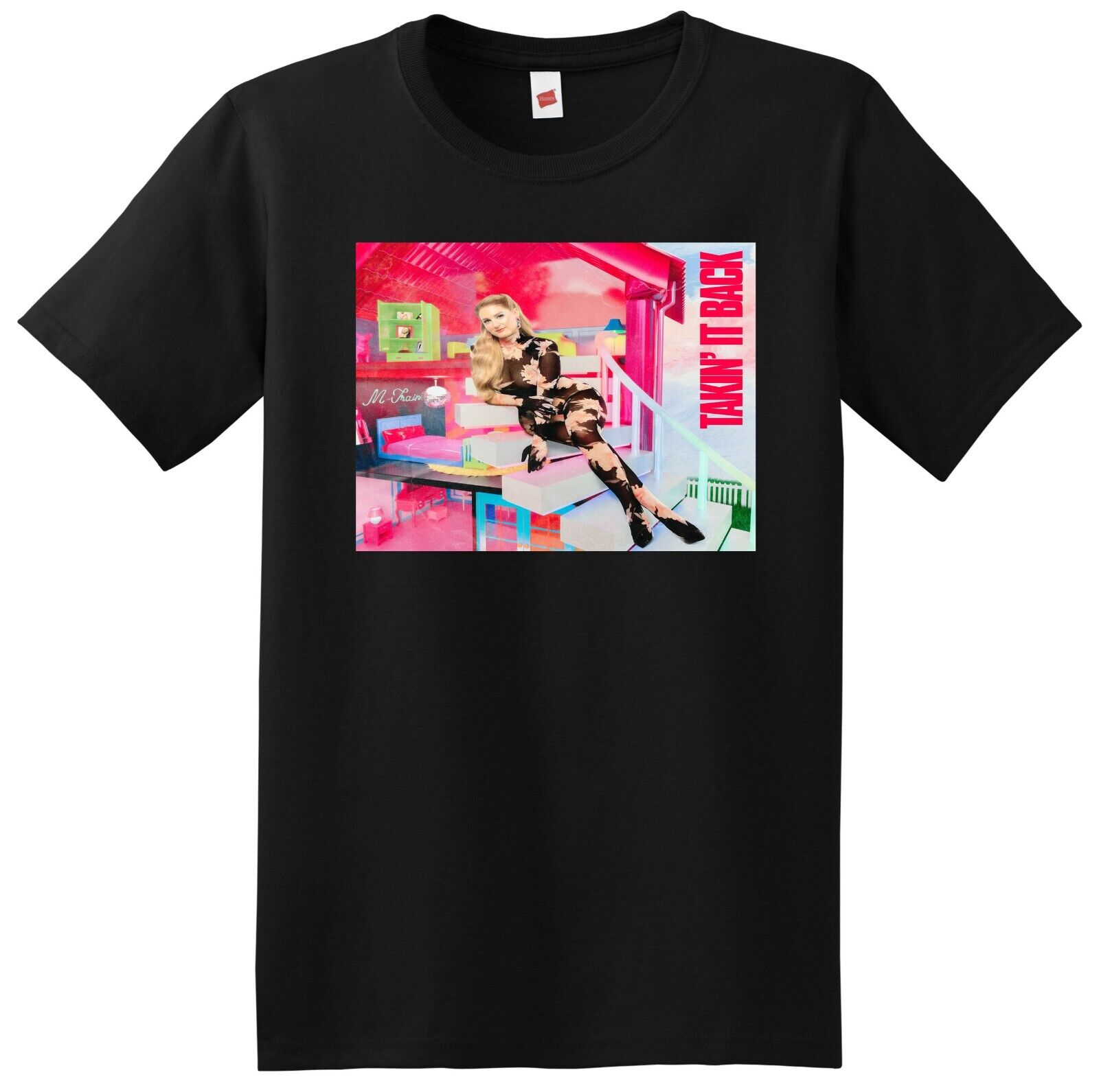 MEGHAN TRAINOR T SHIRT takin it back vinyl cd cover SMALL MEDIUM LARGE