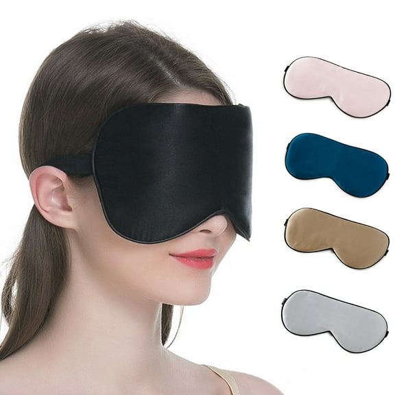 MEGICOT 100% Pure Silk Eye Mask with Adjustable Strap, Comfortable Blackout Eyeshade for Full Night's Sleep, Travel and Nap