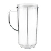 MEGICOT 22oz / 16oz / 12oz Cup Blender Cup Container Replacement Compatible with Magic Bullet Blender Model MB1001 250W, Juicer Mixer Replacement Part