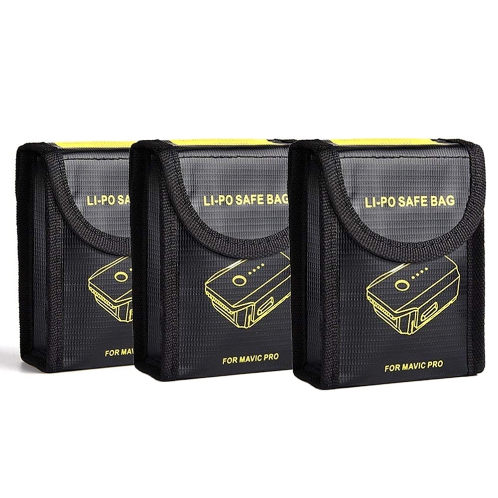 Lipo Safe Bag – Fireproof & Explosion-Proof Battery Guard Pouch For Charging & Storage, Silver, 7.9" X 3.9"