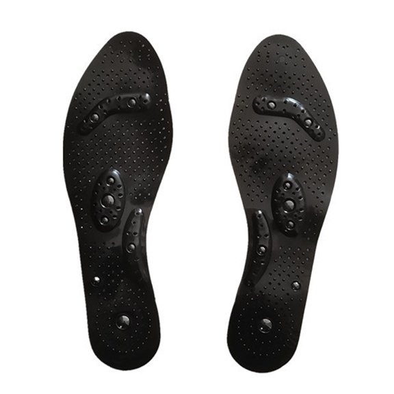 MEGICOT Magnetic Therapy Insoles, Breathable Acupressure Magnetic Massage Foot Therapy Reflexology Pain Relief Shoe Insoles 1 Pair Washable and Cutable Fits All Men and Women