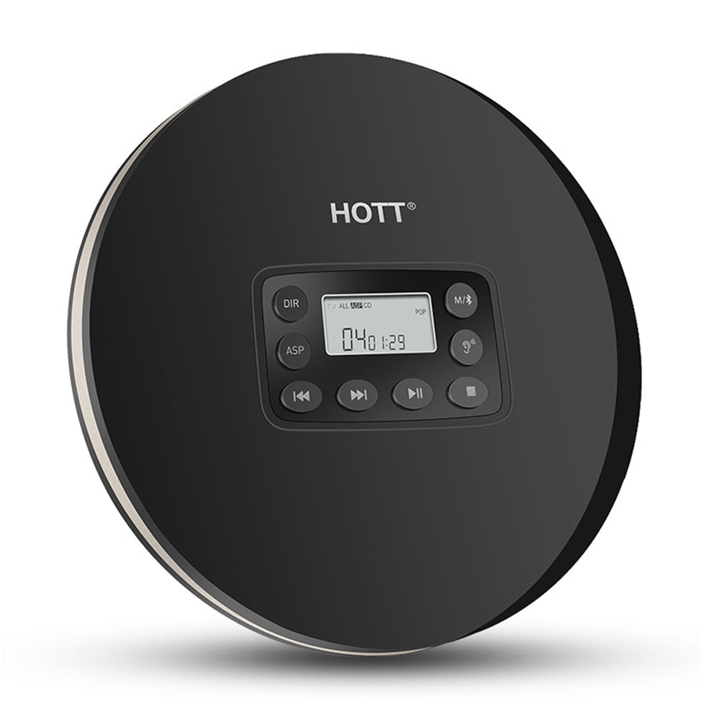 MEGICOT Portable Bluetooth 5.0 CD Player with LED Display, Rechargeable, Anti-Skip Protection, Anti-Shock, Headphone Jack Personal CD Music Disc Player