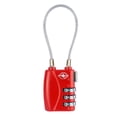 thumbnail image 2 of Fosmon TSA Approved Luggage Locks,  2 Pack  Open Alert Indicator 3 Digit Combination Padlock Codes Alloy Body Travel Bag Suit Case Lockers Gym Bike Lock 2 of 14