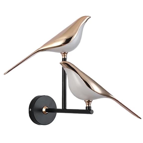 MEGICOT Wall Lamp, Creative Rotatable LED Bird Light for Bedroom Home Living Dining Room Aisle Hotel Decor