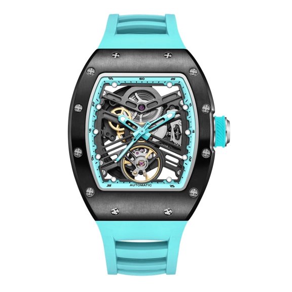 MEGIR 42MM Hollow Out Men Mechanical Watch Clock Steel Case Luminous Waterproof Automatic Watches