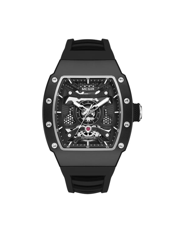Automatic Mechanical Movement Watches for Men Waterproof Luxury Steel Case Sports Wristwatch
