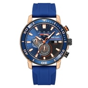 MEGIR Chronograph Luxury Quartz Military Watch Men Silicone Sports Waterproof Wristwatch Auto Date