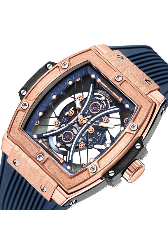 Men Quartz Watch Luxury Sports Casual Wristwatch Silicone Luminous Waterproof Business Clock