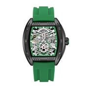 MEGIR Sport Mechanical Wristwatch Men Silicone Automatic Watch Waterproof Luminous Big Dial Clock
