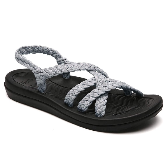 MEGNYA Women's Comfortable Walking Sandals with Arch Support, Athletic Hiking Sandals Outdoor, Soft Water Sandals Beach Poolside Travel