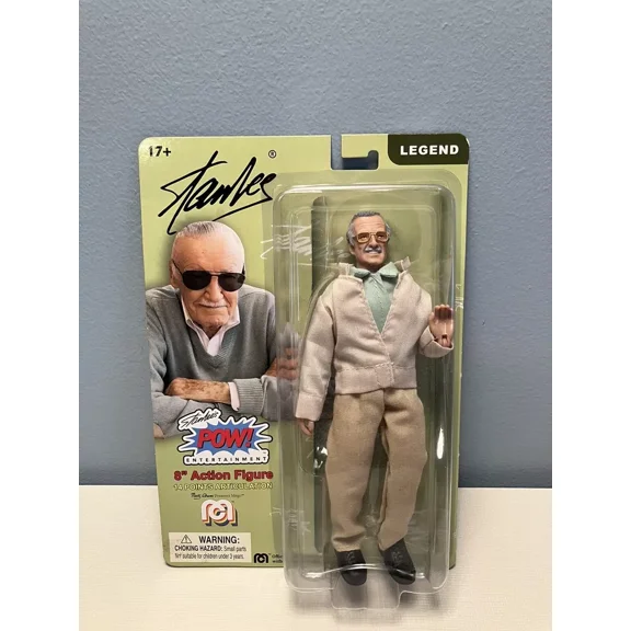 MEGO Marvel Action Figure Stan Lee 20cm Rare Comicbook Advocate Action FIgure