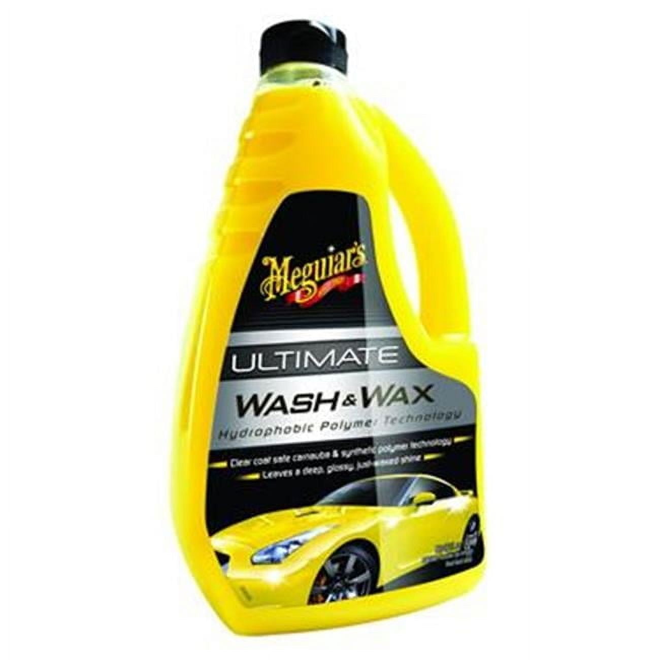 Meguiar's Ultimate Wash & Wax - Car Wax, Liquid, Multicolor - 64 oz