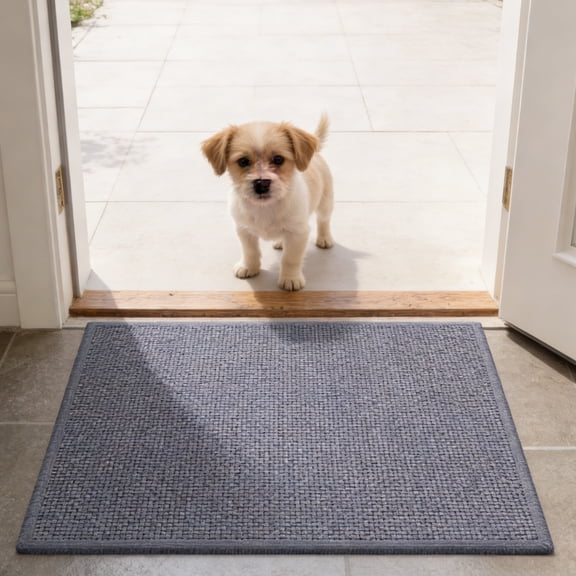 MEHOOM 18x30 Inch Front Door Mat, Indoor Outdoor Entrances, Dirt-Resistant, Low Profile, Easy Clean, Anti-Slip Doormat, Multi-Functional Welcome Mat for Garden, Balcony, Porch, Entryway