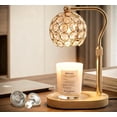 thumbnail image 1 of MEHOOM Crystal Candle Warmer Lamp with Dimmer Timer, Adjustable Height Warmer for Jar Candles, with 2 Bulbs, Home Decor Gifts for Bedroom Living Room, 1 of 8