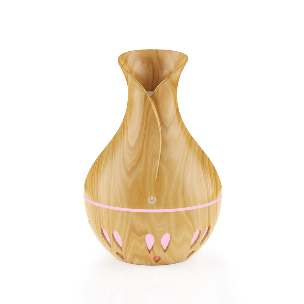 MEHOOM Cool Mist Humidifier with 7-Color Night Light, 130ml Essential Oil Diffuser