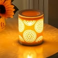 thumbnail image 1 of MEHOOM Electric Wax Melt Warmer - 4 Light Modes, Timer, Auto Off, Wax Melt & Oil Burner with 2 Bulbs, 1 of 8