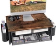 thumbnail image 1 of MEHOOM 3-Tier Wooden Monitor Stand Riser with Drawer and Pen Holders, Desk Organizer and Accessories for Laptop, Office, Dorm Desktop Setup, Classroom Desk Accessories & Workspace Organizers, 1 of 10