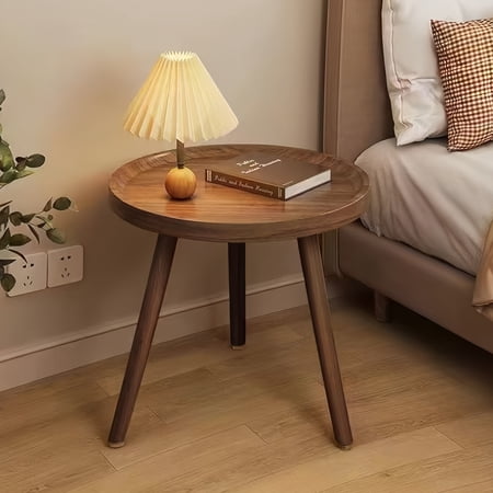 MEHOOM Round Wooden End Table, 16"x16"x19" Farmhouse Small Table, Side Table for Living Room Bedroom Indoor price history and forecast - Mehoom HGF0028M