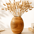 thumbnail image 1 of MEHOOM Wooden Flower Vase with Glass Liner, Decorative Vase for Farmhouse Rustic Vintage Living Room Kitchen Bedroom, Home Decor  for House Book Shelf Office Coffee Desk Dining Fireplace (6" Rustic), 1 of 9