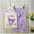 MEI 2024 NEW 2024 Sanrio Children Pajamas Anime Kuromi Hello Kitty