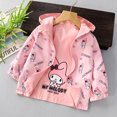 MEI 2024 NEW Sanrio Kawaii My Melody Kuromi Girls‘ Hooded Reversible