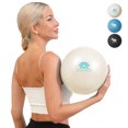 thumbnail image 1 of MEIBU Pilates Ball 10-inch Core Ball, Anti-explosion and Anti-slip Mini Yoga Ball, suitable for Pilates, Yoga, Core Training, Physical Therapy, Balance, Stability, Stretching Exercises, 1 of 7