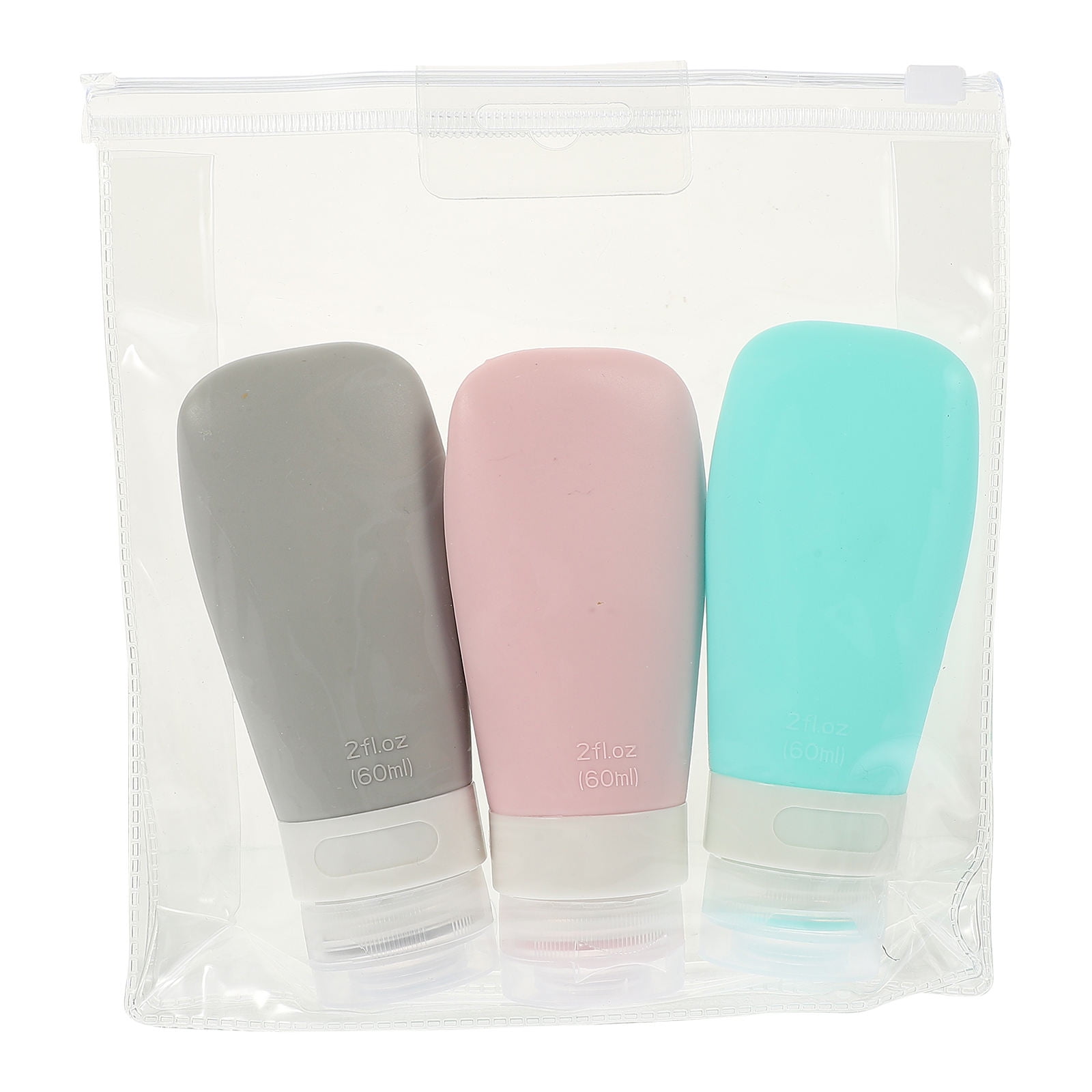 MEIBUTYUP Leakproof Travel Bottles Set, Portable Silicone Toiletry ...
