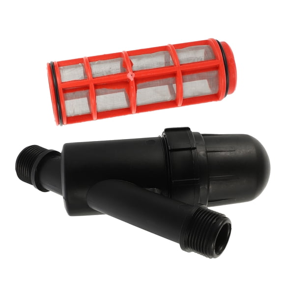 MEIBUTYUP 1 Inch Black Plastic Mesh Irrigation Filter with Water Saving Design and Easy to Clean Features