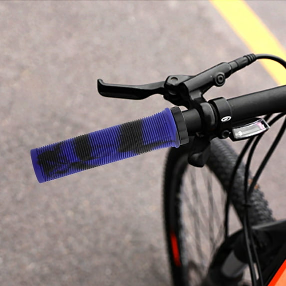 MEIBUTYUP Mountain Bike Handlebar Grips 1 Pair Resin Plastic Anti- Comfortable Replacement