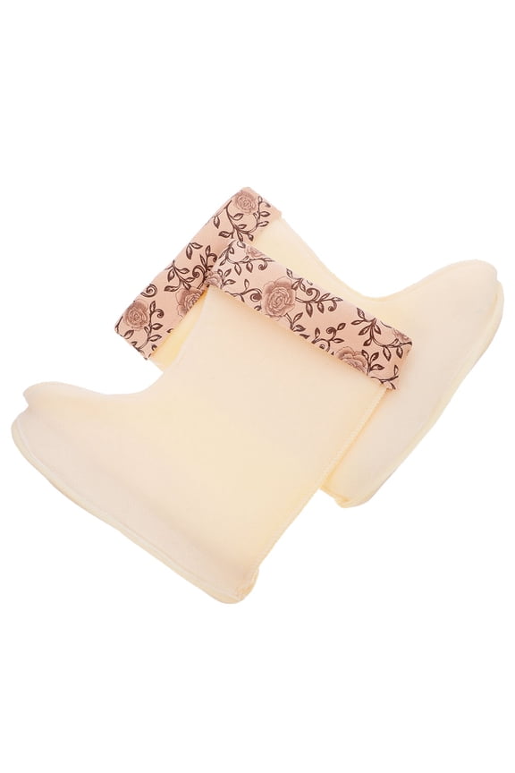 1 Pair Womens Mid Calf Fleece Lined Boot Socks Winter Insulated Warm Thick Socks