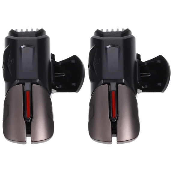 MEIBUTYUP 1 Pair Black Metal and ABS Game Handle Triggers for Gamers, Compatible with Controllers for Enhanced Gaming Sessions