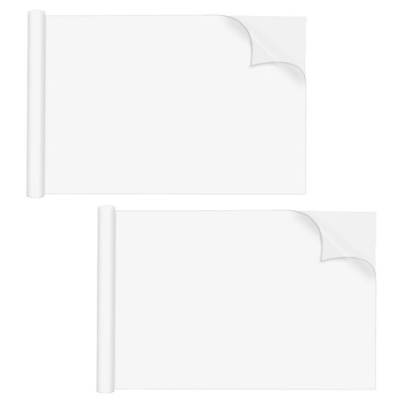 MEIBUTYUP Static Cling Whiteboard Sticker Roll White for Wall Notetaking and Planning