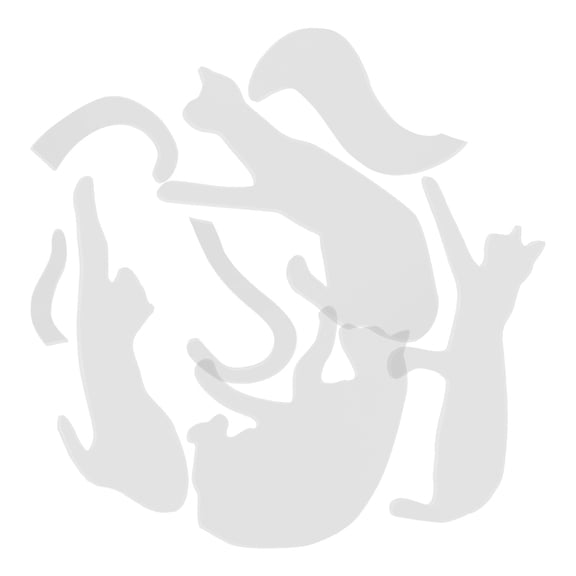 MEIBUTYUP Long Arm Quilting Rulers Sewing Ruler White Acrylic 1 Set