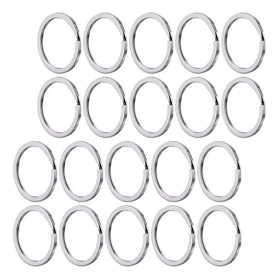 MEIBUTYUP 100 Pieces Premium Metal Split Key for Keychains and Accessories, Key Parts