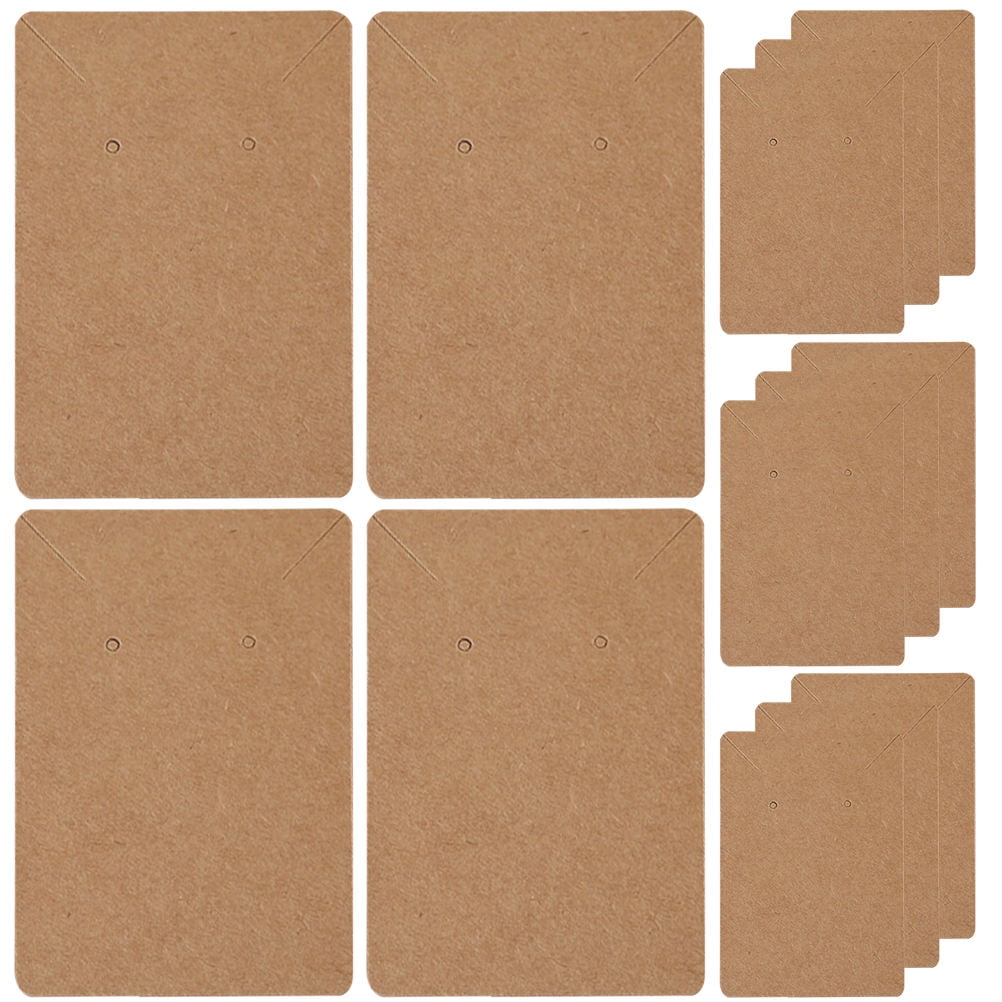 100Pcs Jewelry Display Packaging Card Head With With 100 Pcs Clear Bags For Small Business For Jewelry Bracelets Key Chains Earring Holder Display For Selling Jewelry Packaging Supplies(white - View #11